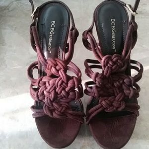 BCBGenerations -Dark Cocoa Suede Heels